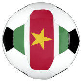 Flagge von Suriname Fußball (Gedreht)