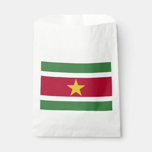 Flagge von Suriname Geschenktütchen (Vorderseite)