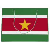 Flagge von Suriname Große Geschenktüte (Vorderseite)