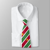 Flagge von Suriname Krawatte (Gebunden)