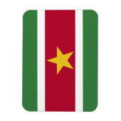 Flagge von Suriname Magnet (Vertikal)
