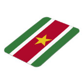 Flagge von Suriname Magnet (Linke Seite)