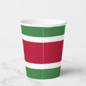 Flagge von Suriname Pappbecher (Rechts)