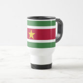 Flagge von Suriname Reisebecher (VorderseiteRechts)