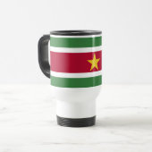 Flagge von Suriname Reisebecher (Vorderseite Links)
