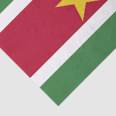 Flagge von Suriname Seidenpapier (Ausschnitt)