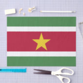 Flagge von Suriname Seidenpapier (Handwerk)