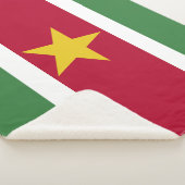 Flagge von Suriname Sherpadecke (3/4)