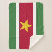 Flagge von Suriname Sherpadecke (Vorderseite)