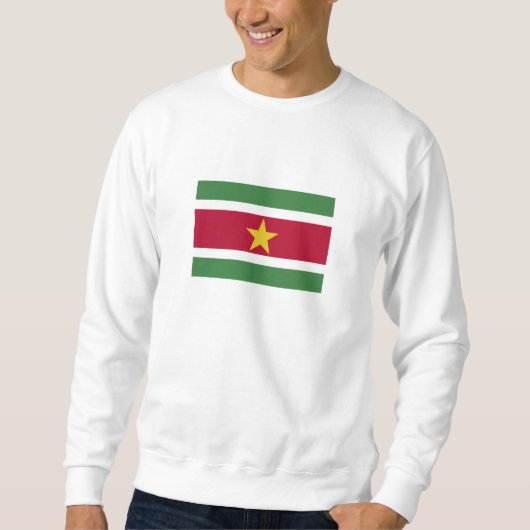 Flagge von Suriname Sweatshirt (Vorderseite)