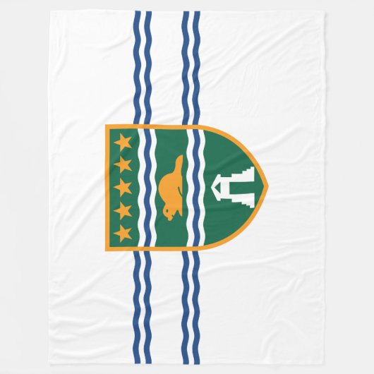 Flagge von Surrey (British Columbia, Kanada) Fleecedecke (Vorderseite)