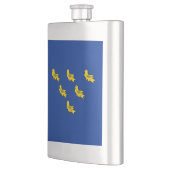 Flagge von Sussex-Flasche Flachmann (Links)