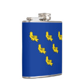 Flagge von Sussex Flask Flachmann (Rechts)