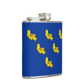 Flagge von Sussex Flask Flachmann (Rechts)