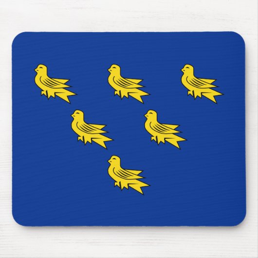 Flagge von Sussex Mouse Pad Mousepad (Vorne)