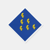 Flagge von Sussex Paper Napkins Serviette (Ecke)
