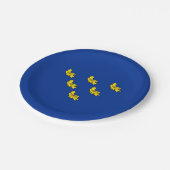 Flagge von Sussex Paper-Tellern Pappteller (Schrägansicht)