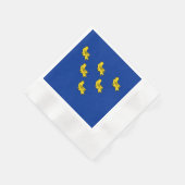 Flagge von Sussex Servietten (Ecke)