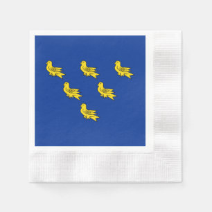 Flagge von Sussex Servietten
