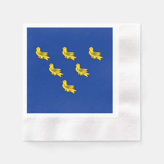 Flagge von Sussex Servietten (Vorderseite)