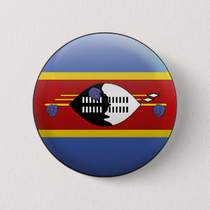 Flagge von Swasiland Button