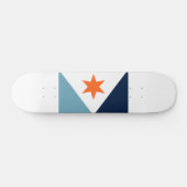 Flagge von Syracuse, New York Skateboard (Horizontal)
