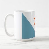 Flagge von Syrakus, New York Kaffeetasse (Links)