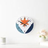 Flagge von Syrakus, New York Runde Wanduhr (Zuhause)