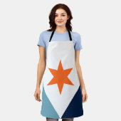 Flagge von Syrakus, New York Schürze (Getragen)