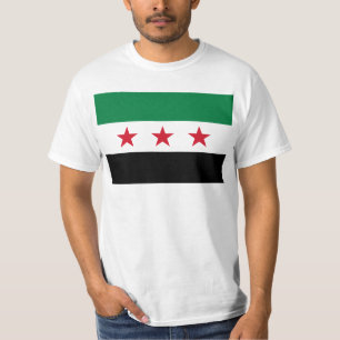 Flagge von Syrien - syrische Unabhängigkeitsflagg T-Shirt