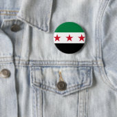 Flagge von Syrien - syrische Unabhängigkeitsflagge Button (Beispiel)