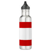 Flagge von Tahiti Edelstahlflasche (Rechts)