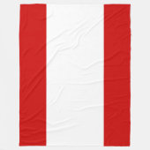 Flagge von Tahiti Fleecedecke (Vorderseite)
