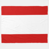 Flagge von Tahiti Fleecedecke (Vorderseite (Horizontal))