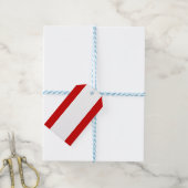 Flagge von Tahiti Geschenkanhänger (Mit Garn)