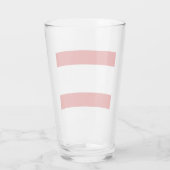 Flagge von Tahiti Glas (Rückseite)