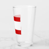 Flagge von Tahiti Glas (Links)