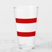 Flagge von Tahiti Glas (Vorderseite)
