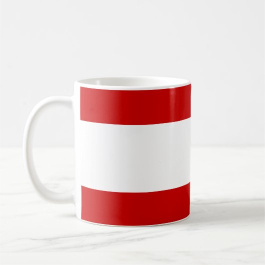 Flagge von Tahiti Kaffeetasse (Links)