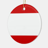 Flagge von Tahiti Keramik Ornament (Links)