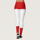 Flagge von Tahiti Leggings (Rückseite)