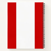 Flagge von Tahiti Notizblock (Rückseite)
