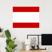 Flagge von Tahiti Poster (Heimbüro)