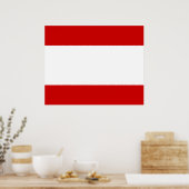 Flagge von Tahiti Poster (Küche)