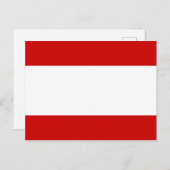 Flagge von Tahiti Postkarte (Vorne/Hinten)