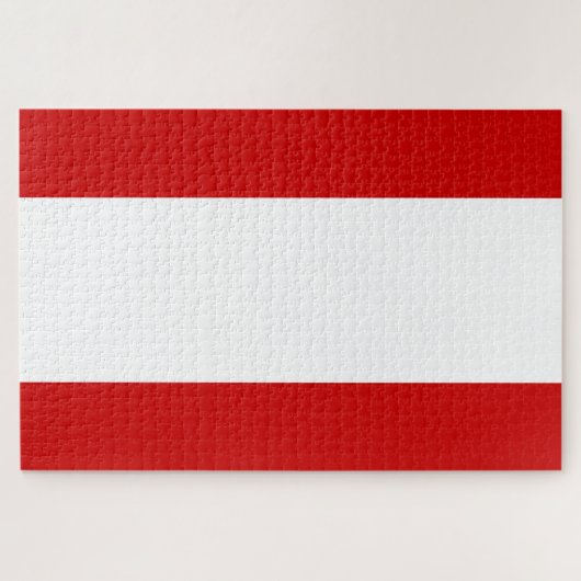 Flagge von Tahiti Puzzle (Horizontal)
