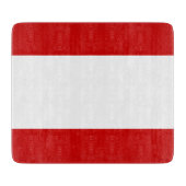 Flagge von Tahiti Schneidebrett (Vorderseite)