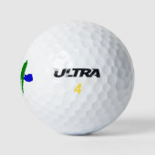 Flagge von Taipei City (Taiwan) Golfball (Logo)