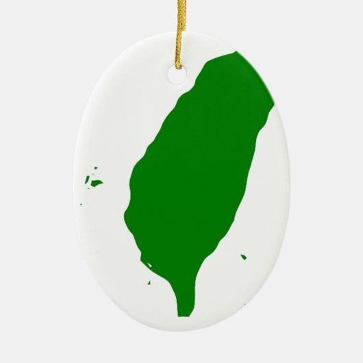 Flagge von Taiwan - 世界台灣人大會旗, 也稱為台灣旗。 Keramikornament (Vorne)