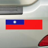 Flagge von Taiwan Autoaufkleber (Auf Auto)